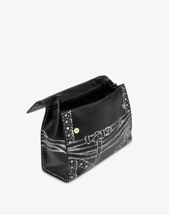 Moschino Tie Me Medium Handväska