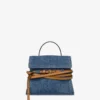 Moschino Tie Me-väska i denim
