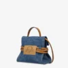 Moschino Tie Me-väska i denim