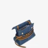 Moschino Tie Me-väska i denim
