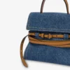 Moschino Tie Me-väska i denim