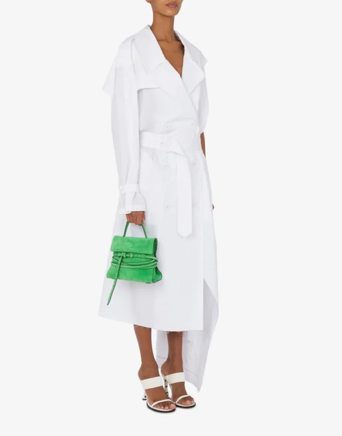 Moschino Tie Me-väska i mocka, liten Moschino Tie Me-väska i mocka, liten