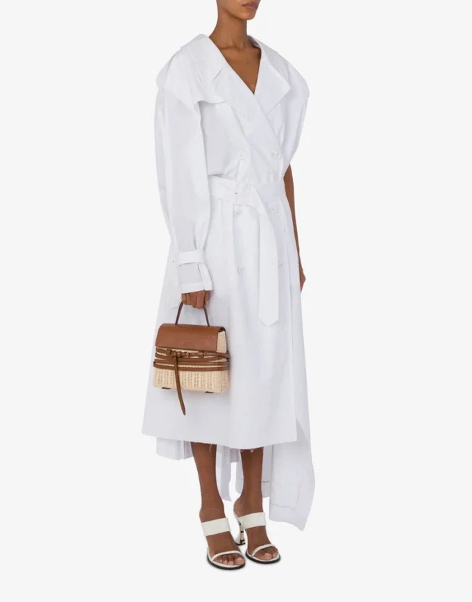 Moschino Tie Me-väska i rotting, liten Moschino Tie Me-väska i rotting, liten