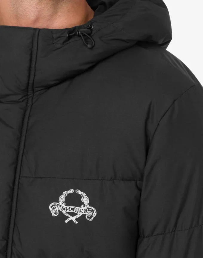 Nylonjacka med Laurel Crown-logotyp Nylonjacka med Laurel Crown-logotyp