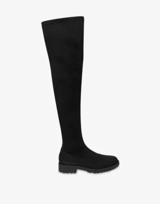 Overknee-stövlar i lycra