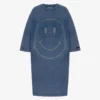 Oversize-klänning i tung bomull Smiley® Oversize-klänning i tung bomull Smiley®