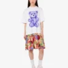 Oversized bomullsklänning Moschino Teddy Bear
