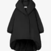 Oversized dunjacka i tekniskt tyg