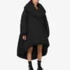 Oversized dunjacka i tekniskt tyg