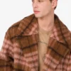 Oversized kappa i mjukt tyg Oversized kappa i mjukt tyg