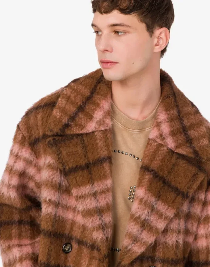 Oversized kappa i mjukt tyg Oversized kappa i mjukt tyg