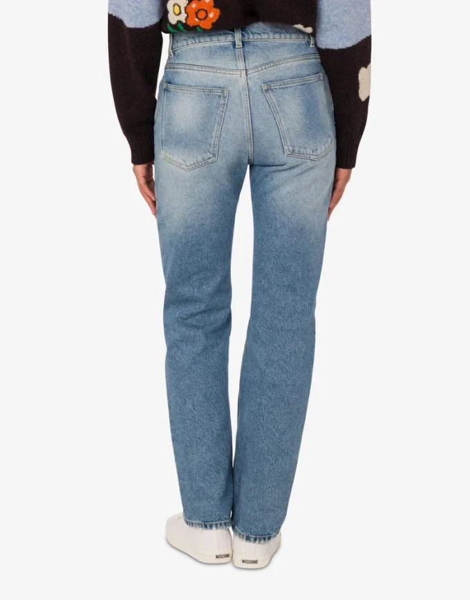 Patchwork-jeansbyxor Patchwork-jeansbyxor
