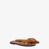 Platta sandaler i kalvskinn Filled Heart