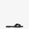 Platta sandaler i kalvskinn Filled Heart