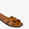 Platta sandaler i kalvskinn Filled Heart