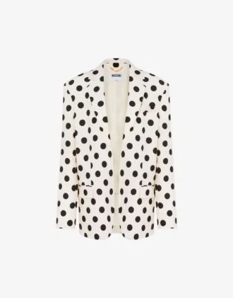 Polka Dots-mönstrad ulljacka