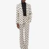 Polka Dots-mönstrad ulljacka