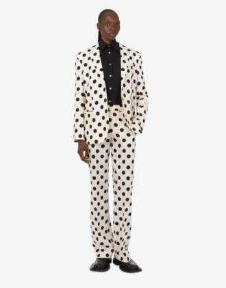 Polka Dots-mönstrad ulljacka