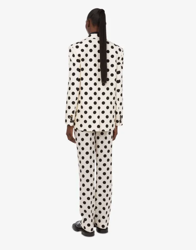 Polka Dots-mönstrad ulljacka