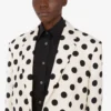Polka Dots-mönstrad ulljacka