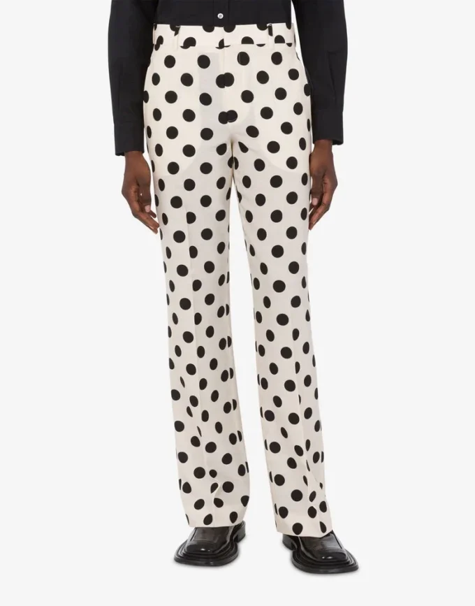 Polka Dots-tryckta ullbyxor