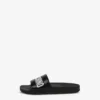 Pooltofflor i gummi med logotyp
