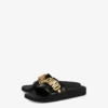 Pooltofflor i PVC Bokstavslogotyp
