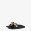 Pooltofflor med logotyp