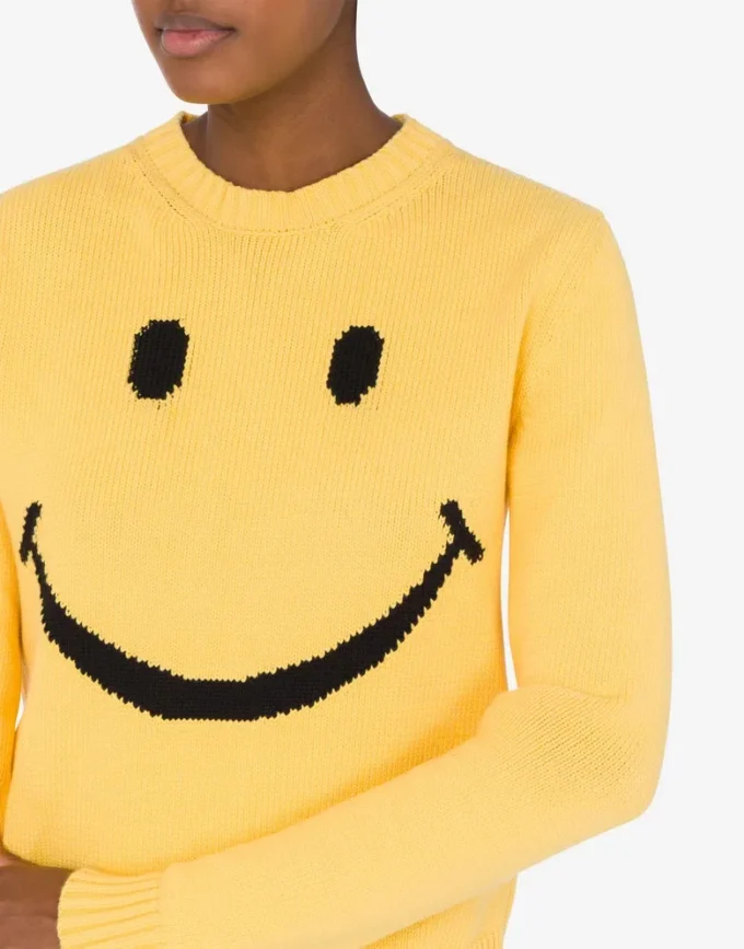 Pullover i bomullsblandning Smiley® Pullover i bomullsblandning Smiley®