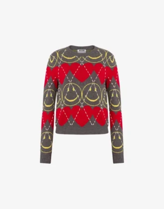 Pullover i ullblandning Smiley®