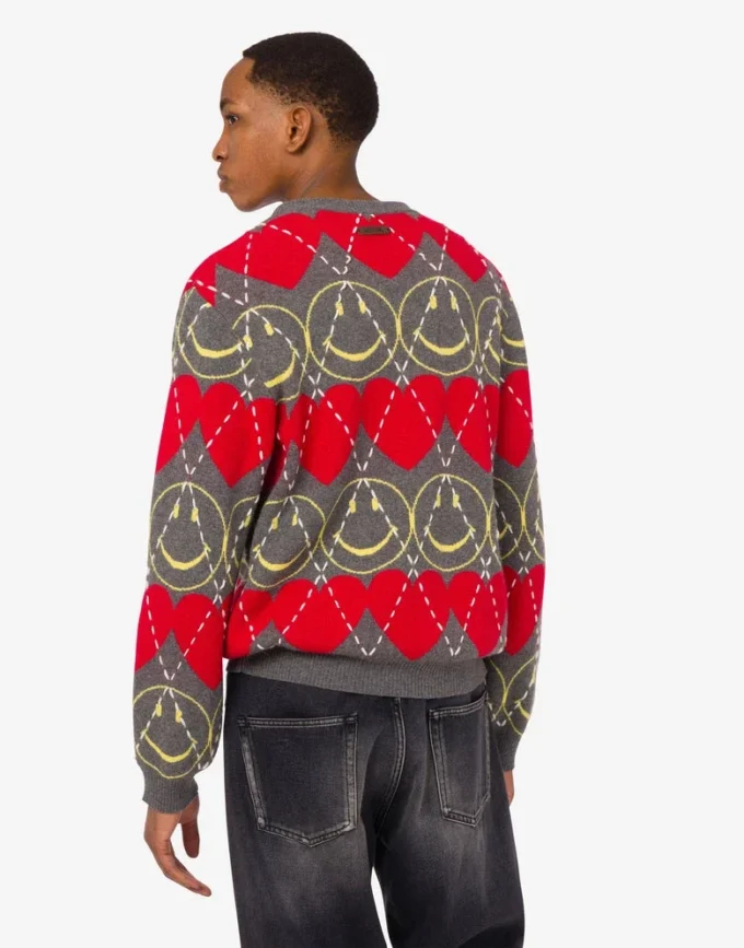 Pullover i ullblandning Smiley®