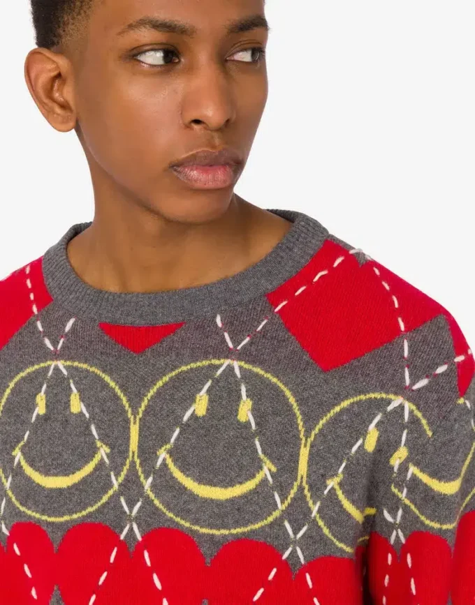 Pullover i ullblandning Smiley®