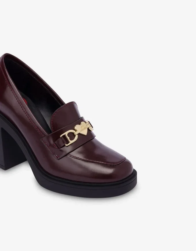 Pumps i kalvskinn