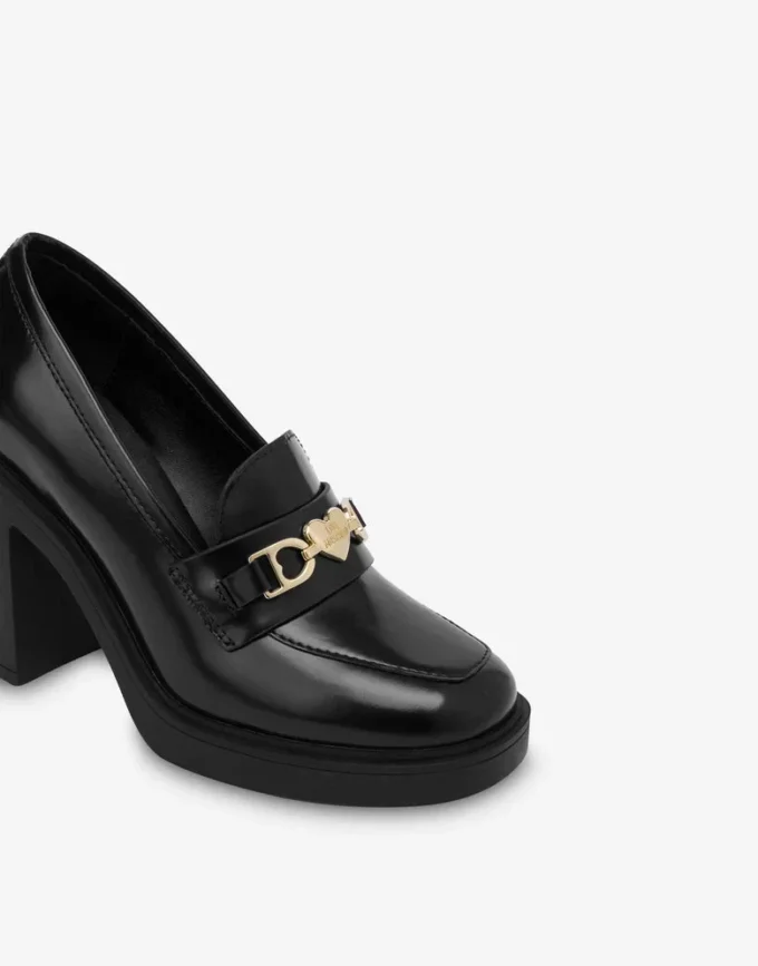 Pumps i kalvskinn