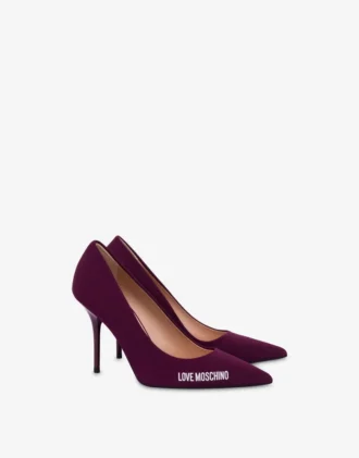 Pumps med neopren- och gummilogo
