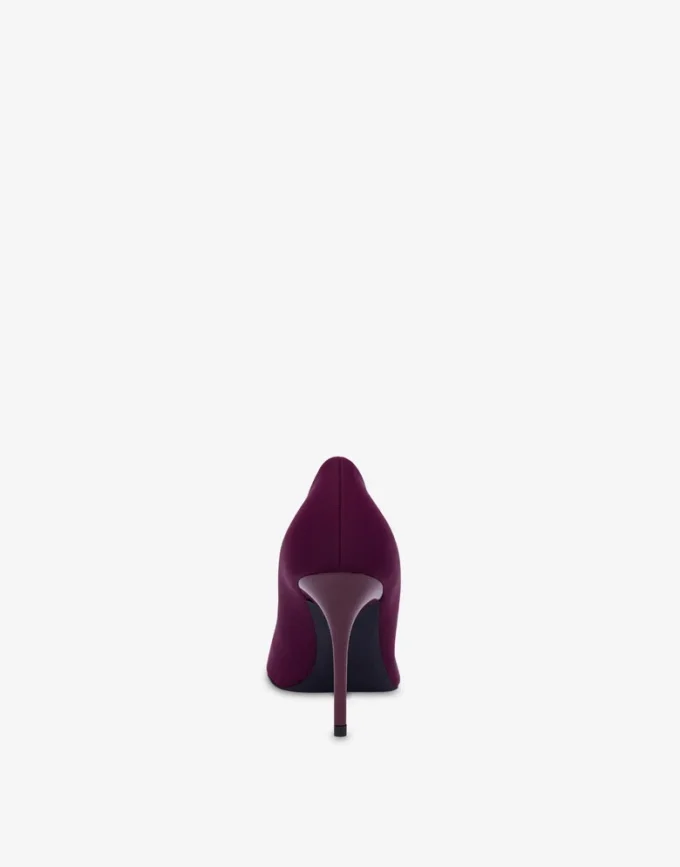 Pumps med neopren- och gummilogo