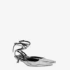 Pumps med spegeleffekt