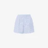 Randiga poplinshorts Gåsbrodyr