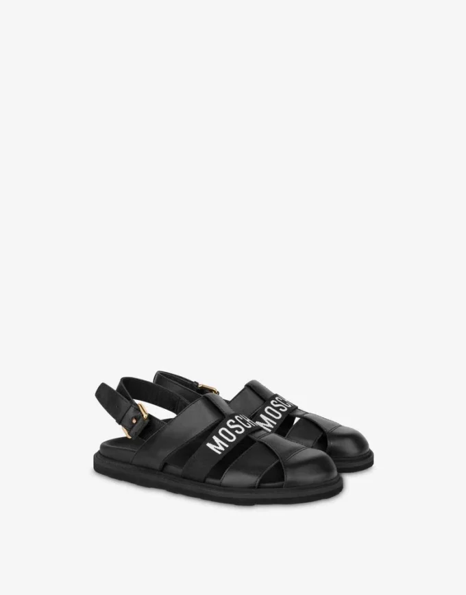 Sandaler i kalvskinn