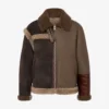 Shearling-blandad fårskinn