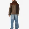 Shearling-blandad fårskinn