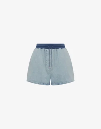 Shorts i bomullsdenim