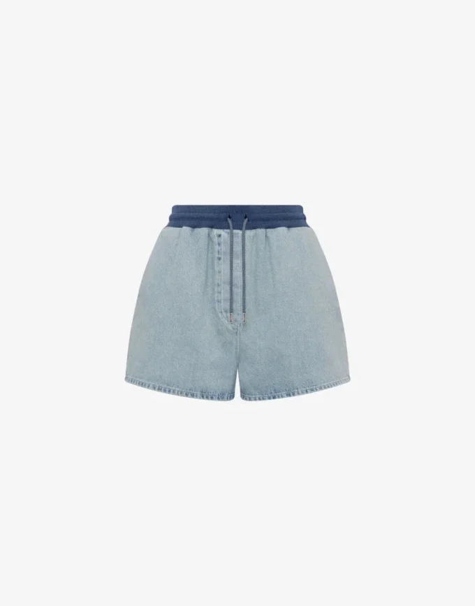 Shorts i bomullsdenim