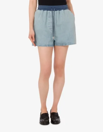 Shorts i bomullsdenim