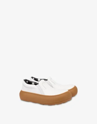 Slip-on-skor i kalvskinn