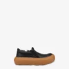 Slip-on-skor i kalvskinn