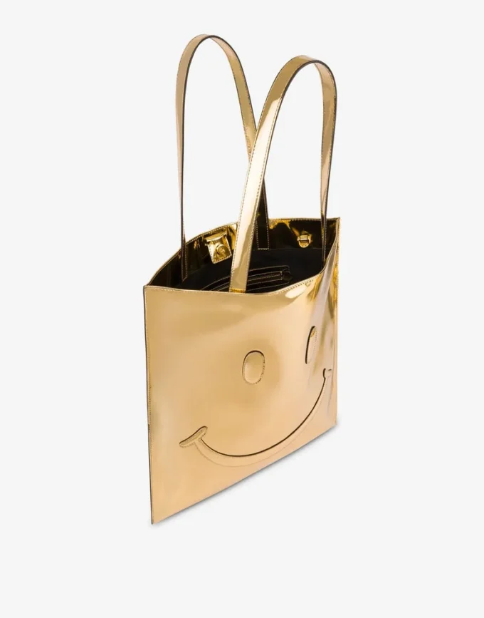 Smiley®-spegeleffekt-toteväska