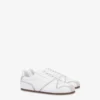 Sneakers i kalvskinn och mocka