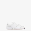 Sneakers i kalvskinn och mocka