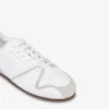 Sneakers i kalvskinn och mocka